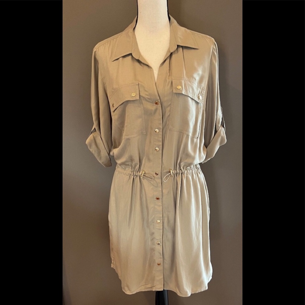Michael Kors Beige Shirt Dress